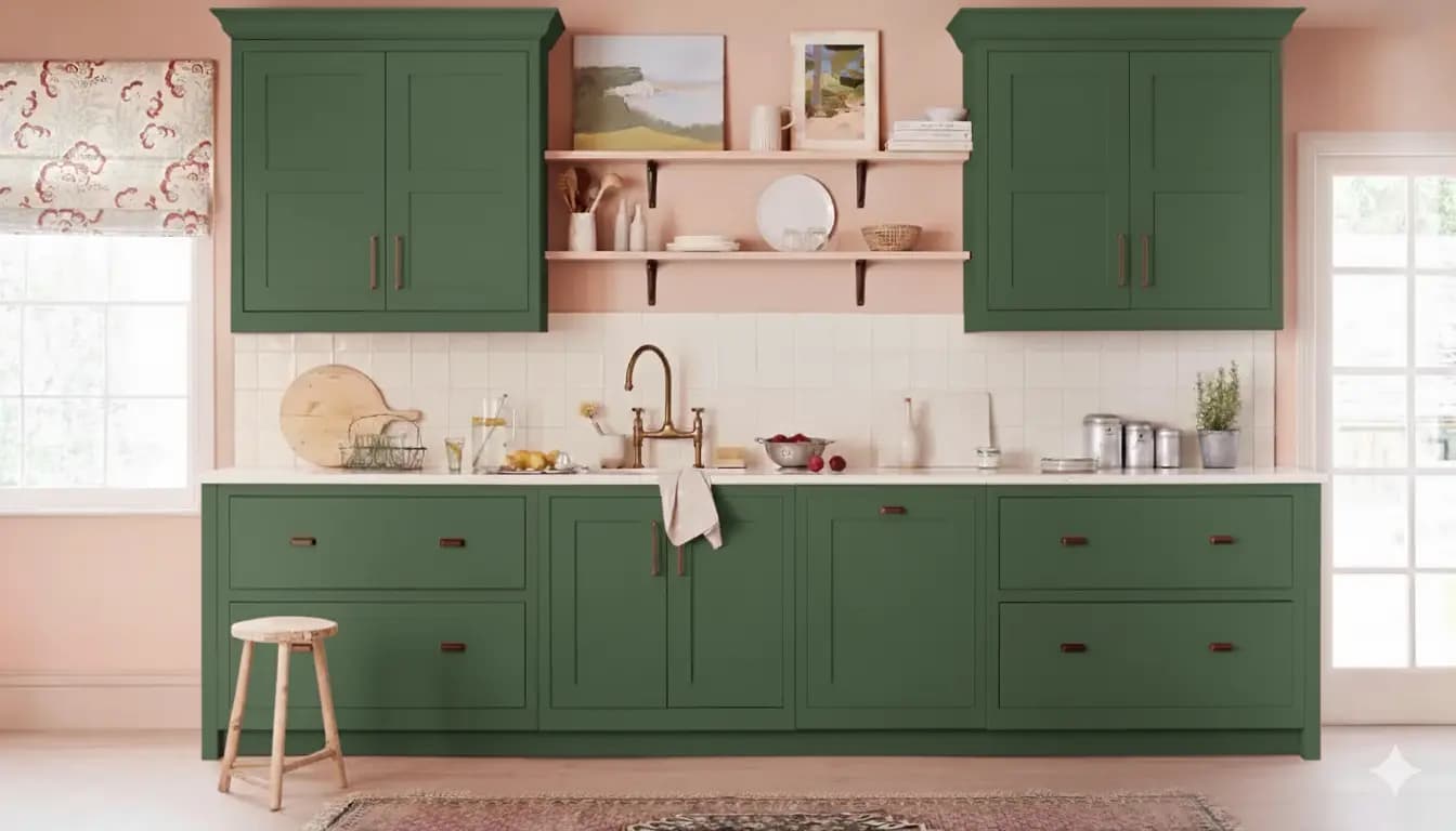 Mallard green interior design