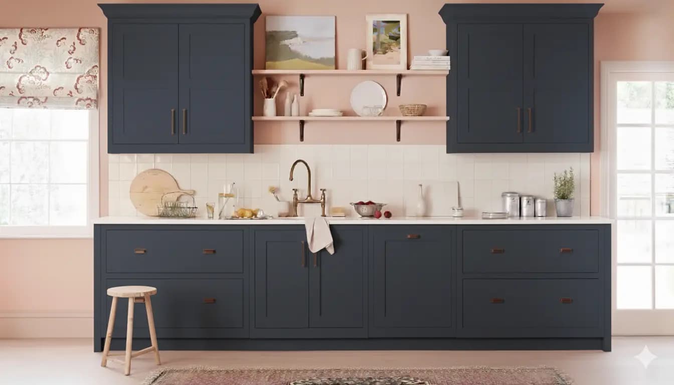 Prussian blue interior styling