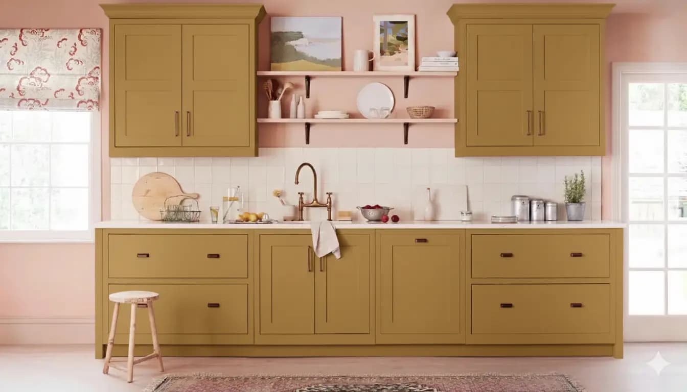 Turmeric color interior styling